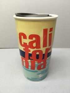 Neu Starbucks California doppelwandiger Keramik Becher 12 Unzen 2017 Travel Mug - Bild 1 von 7