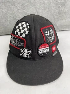 Troy Lee Designs Moto Racing Team Patch Hat 210 Flexfit Fitted Cap S/M Black - Picture 1 of 10