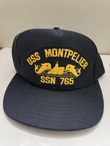 U S NAVY CAP "USS MONTPELIER " SSN-765 - Picture 1 of 4