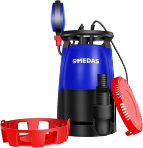 MEDAS Electric 3 in 1 Submersible Pump 1/2HP 400W 2905GPH Sump Pumps w/Float - Picture 1 of 7