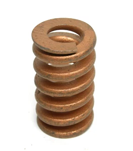Steel Spring Raymond Color Gold Die Spring: 1.5" Hole x 3/4" Rod x 2.5" Length - Picture 1 of 5