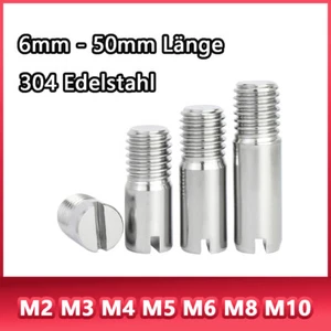 Zylinderstifte Passstift Paßstifte 304 Edelstahl M2 M3 M4 M5 M6 M8 M10 5mm-50mm - Picture 1 of 12