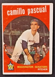 1959 Topps #413 Camilo Pascual Fair Conditon (1) - Picture 1 of 5