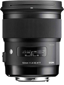 Sigma 50mm f/1.4 DG HSM Art Lens for Sony E + UV Filter