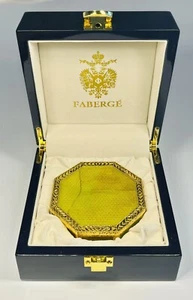 Scatola Gioielli Smalto Fabergé Verde Lime Lime - Foto 1 di 11
