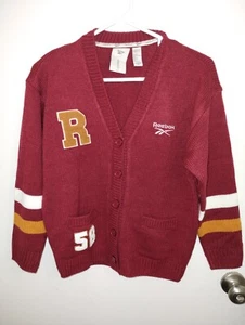 Forever 21 x Reebok Kids Red Varsity Cardigan Size 11/12 - Picture 1 of 6