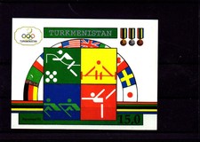 Turkmenistan - Olympiade Barcelona 1992 (postfrisch / ** / MNH) Block 2