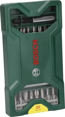 Bosch 25pc. Mini-X-Line Screwdriver Bit Set (PH-, PZ-, Hex-, T-, S-Bit) - Image 1 of 4