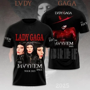 Lady Gaga 3D T-Shirt Unisex T-Shirt 3D, Geschenk für Fans UB161 - Bild 1 von 2