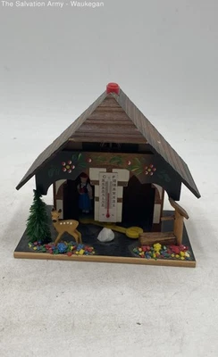 家居装饰多色德国气象屋带温度计 — 第 1/4 张图片