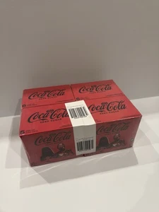 4x Sealed 2025 Star Wars Coke Zero 6pack 250ml Mini-cans In Production Plastic - Photo 1/2