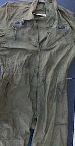 USGI Coveralls Combat Vehicle Crewman Med Regular Olive Green 8415-01-074-6257 - Picture 1 of 15