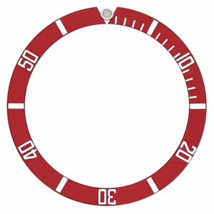 INSERTO BISEL SUBMARINER PARA ROLEX SIN FECHA ACERO SUBMARINER 14060, 14060M ROJO - Imagen 1 de 2