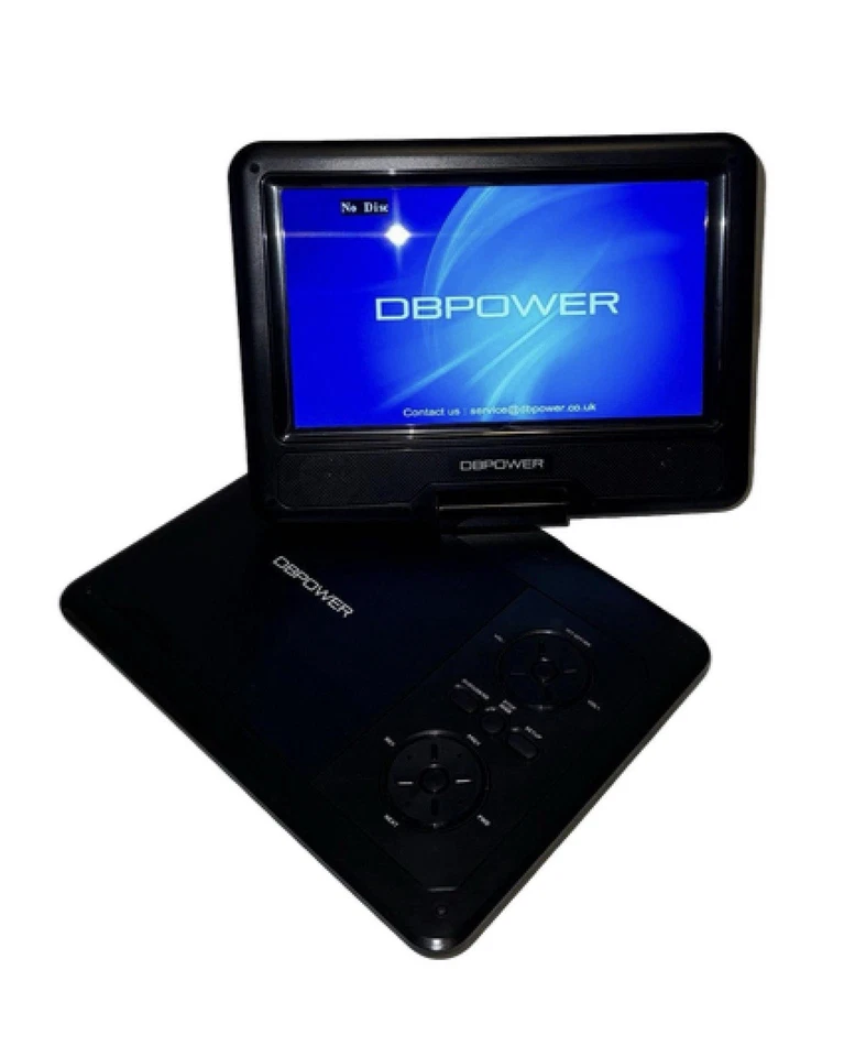DB Power 11,5" ~ Full HD Portátil ~ Tela Giratória 9" ~ DVD Player ~ Preto - Imagem 1 de 4