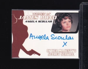 James Bond Heroes & Villains 2010 autograph card WA36 Angela Scoular as Ruby - Picture 1 of 2