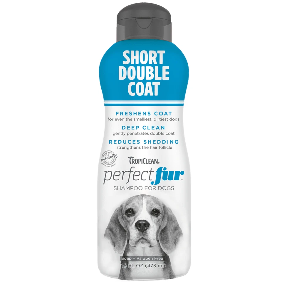TropiClean Perfect Fur Short Double Coat Shampoo for Dogs | Dogs - Image 1 of 1