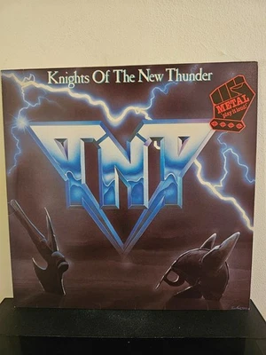TNT Knights Of The New Thunder 1984 LP GLAM/HAIR METAL HARD ROCK ORG PRS VINYL - Image 1 of 4