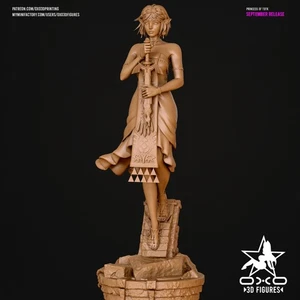 Zelda - Tears Of The Kingdom, escala 1:10, impresión 3D - figura de resina - Imagen 1 de 7