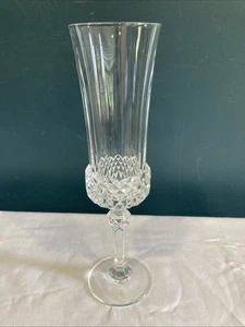 Champagne Cristal d'Arques Longchamp Champagne Flute Glassware Vintage - Picture 1 of 7