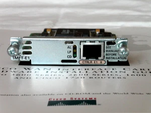 Cisco ORIGINAL 1 Port VWIC-1MFT-E1 Multiflex Trunk Card - Bild 1 von 1