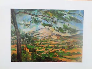 Paul Cézanne La Montagne Sainte-Victoire au grand pin 1887 Editions HAZAN 1994 - Bild 1 von 1
