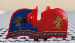 Lego Castle: Lion Knight horse Barding from 10305 - Picture 1 of 2