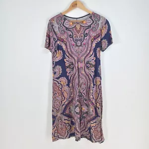 Asos womens dress size S multicolour geometric short sleeve 053524 - Picture 1 of 8