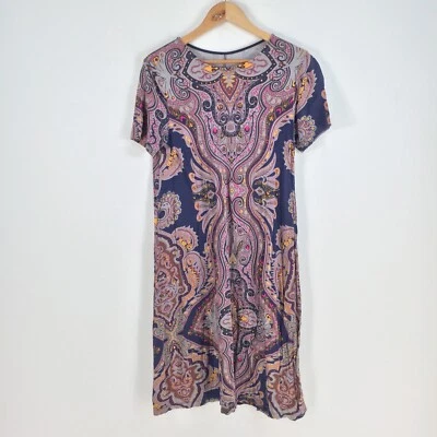 Vestido mujer Asos talla S multicolor geométrico manga corta 053524 Foto 1 de 4