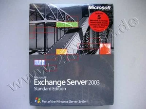 Exchange Server 2003 Standard avec 5 Clients, Retail, Anglais - Neuf, 312-02613 - Photo 1/1