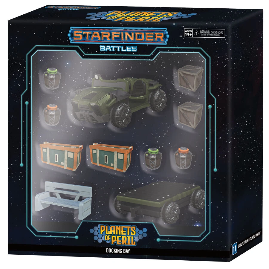 Docking Bay Premium Set Planets of Peril Starfinder Battles WizKids