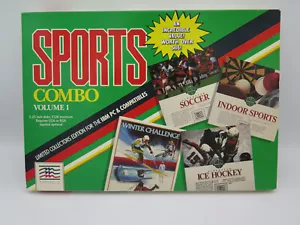 RARE Sports Combo Volume 1 IBM PC CIB Big Box Set 1988 Game Mindscape MINT! - Picture 1 of 12