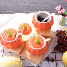  Pumpkin Ceramic Spice Shaker Ceramics Single Jar Container Tea Containers
