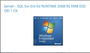 SQL Server Standard Edition Runtime 2008 EMD ESD OEI - 1Client - Picture 1 of 5
