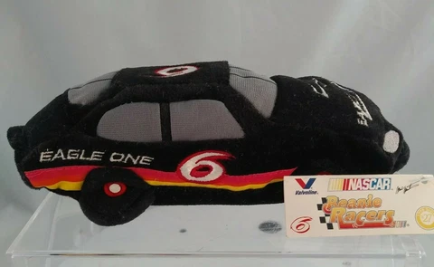 1998 NASCAR  Plush Mark Martin Valvoline Plush Car Eagle One 6 Beanie Racers NWT Cover