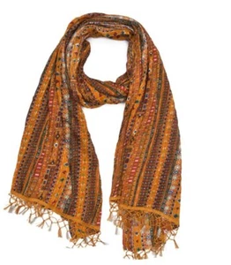 Bufanda para mujer Rajasthani Dupatta tradicional de seda Bandhej - Imagen 1 de 2