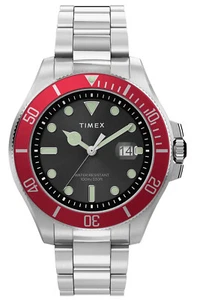 Timex TW2U4170 Harborside Men's Analog Watch Silver-Tone Steel Bracelet  - Picture 1 of 1