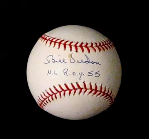 BILL VIRDON ADDED "N.L. R.O.Y. 55" AUTOGRAPHED SIGNED MAJOR LEAGUE BASEBALL - Picture 1 of 2