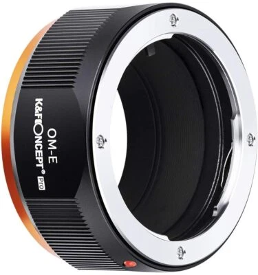 K&F Concept Lens Mount Adapter for Olympus Zuiko OM Mount Lens to Sony E Cameras - Image 1 of 4