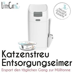LittyCat - Katzenstreu Entsorgungseimer - geruchsdichtes System