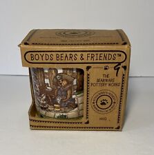 Boyds Bear Mug Bearware Pottery Bailey Emily Forever Friends Tea Cottagecore Vtg