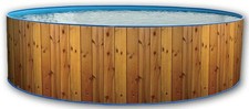 Piscine Circulaire Hors sol Paroi 350x90 Rigide Laquée Veta Promo TOI
