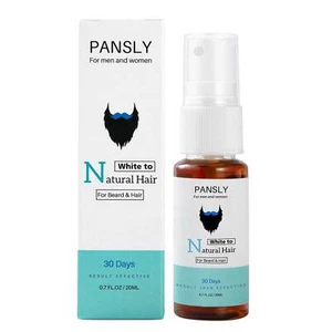 PANSLY 20ml White to Natural Hair for Beard & Hair -hair Loss M9H6 - Picture 1 of 11