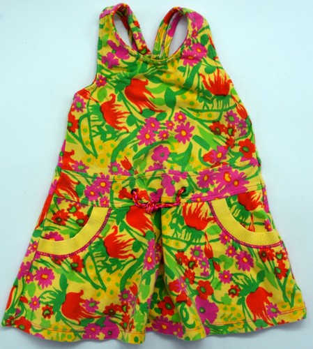 Abito floreale originale bambino di design di Kenzo taglia 6M 67