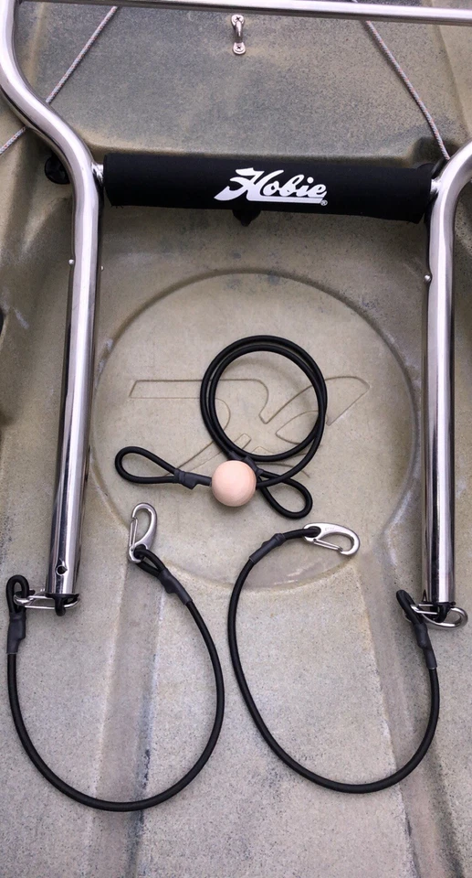 No tilt Hobie Pro Angler kayak Trax cart bungees Only Kit