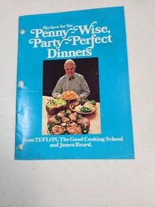 Rare Vintage James Beard Teflon Recipes for 6 Penny-Wise, Party-Perfect Dinners - Bild 1 von 5