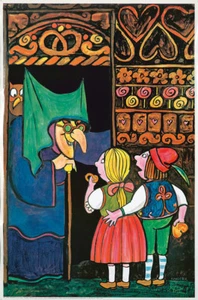 Original Vintage Poster Tomi Ungerer Hansel & Gretel Witch Fairytale Children - Picture 1 of 1