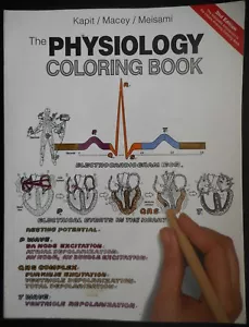 The Physiology Coloring Book by Elson Kapit Esmail Meisami Robert I Macey 2nd Ed - Picture 1 of 4