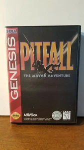 Pitfall The Mayan Adventure (Sega Genesis Activision '94) Case Manual Reg Tested - Picture 1 of 6