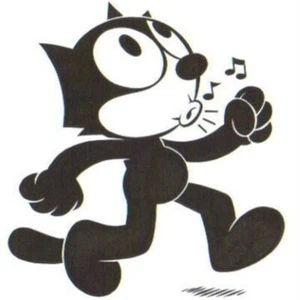 Felix die Katze Vintage Cartoons Fotodruck 8,5x11 - Bild 1 von 1
