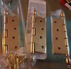 Pack of 3 solid brass hinges 102 x 67mm - House of Rothley
